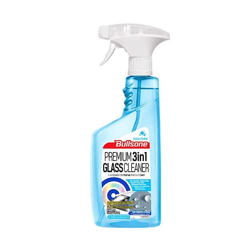 Premium 3 in 1 Glass Cleaner 550 mL (18.60 Oz)